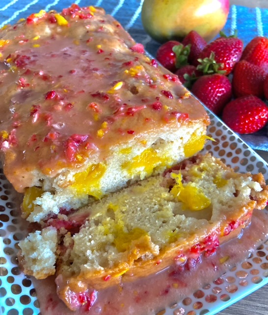 Tropical Strawberry & Mango Loaf