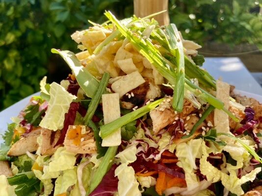 Copycat Chef Wolfgang Puck’s Famous Chinois Chicken Salad
